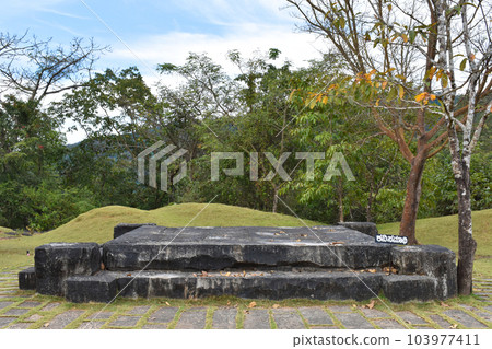 Kavishaila is a rock monument made of megalithic rocks and Kuvempu's resting memorial. Kuppalli, Karnataka, India Kavishaila is a rock monument made of megalithic rocks and Kuvempu's resting memorial. Kuppalli, Karnataka, India 103977411