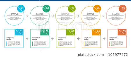 Infographic Two types of designs for features and summary Infographic Two types of designs for features and summary 103977472
