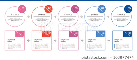 Infographic Two types of designs for features and summary 103977474
