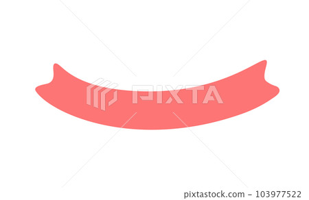 Red ribbon banner icon. Web design element. Hand drawn valentine vector illustration. Place for your text for wedding, greeting card and holidays copy space Red ribbon banner icon. Web design element. Hand drawn valentine vector illustration. Place for your text for wedding, greeting card and holidays copy space 103977522