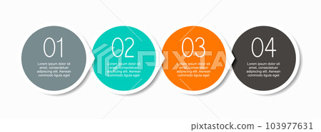 Infographic design template with place for your data. Vector illustration. 103977631