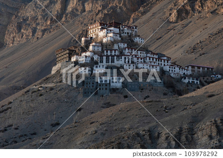 Kye Gompa or Key monsatery  is the largest and oldest monastery close to the Spiti River, Himachal Pradesh, India.  It is at an  altitude of 4,166 metres (13,668 ft) above sea level, close to the 103978292