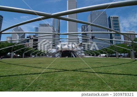 Jay Pritzker Pavilion at Millenium Park Chicago, USA 103978321