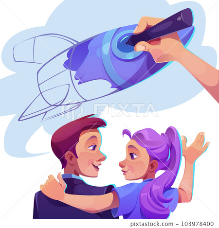 People discuss, drawing and communicate project 103978400