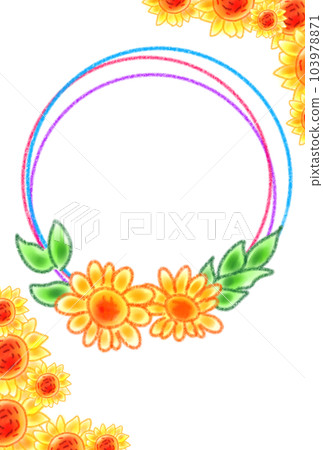 A sunflower ring that brings happiness 103978871