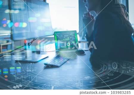 Business image desk work 103983285