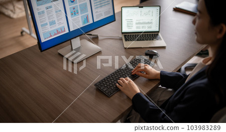 企業形象書桌工作 103983289