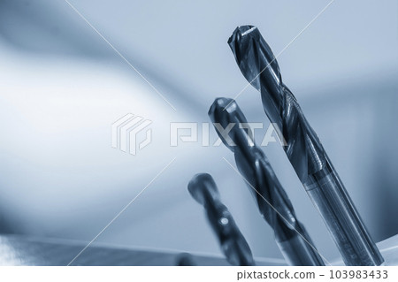 Close-up scene the special purpose  hole tools. 103983433