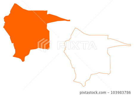 Tubbergen municipality (Kingdom of the Netherlands, Holland, Overijssel or Oaverysel province) map vector illustration, scribble sketch Tubbige map Tubbergen municipality (Kingdom of the Netherlands, Holland, Overijssel or Oaverysel province) map vector illustration, scribble sketch Tubbige map 103983786