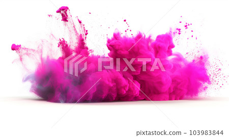 Beautiful abstract art with colorful splash 3d for banners, flyers, posters, design 103983844