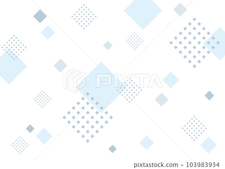 藍色簡約幾何圖案背景 103983934