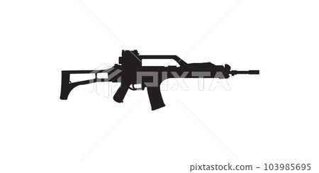 G 36 assault rifle vector icon G 36 assault rifle vector icon 103985695