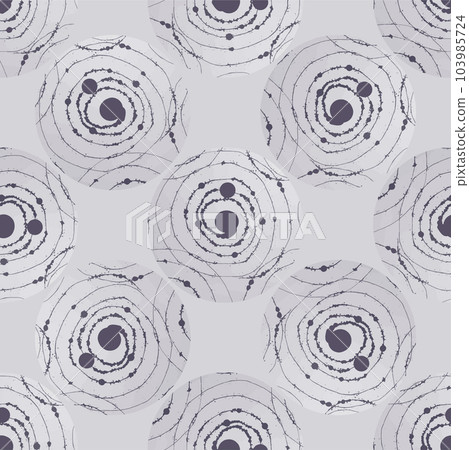 Abstract seamless pattern with twisted shapes. Decorative background. Colorful texture for design of textile, fabric, cover, web Abstract seamless pattern with twisted shapes. Decorative background. Colorful texture for design of textile, fabric, cover, web 103985724