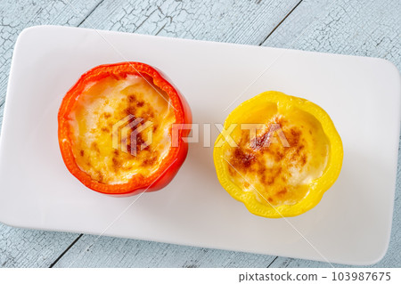 Stuffed red peppers Stuffed red peppers 103987675
