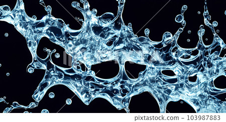 Splashing of Hyaluron gel. Liquid hyaluronic acid gel on macro. Hyaluronic acid cosmetic gel. Bubbles Gel texture on skin black background. Textured background with oxygen bubbles. skin care product Splashing of Hyaluron gel. Liquid hyaluronic acid gel on macro. Hyaluronic acid cosmetic gel. Bubbles Gel texture on skin black background. Textured background with oxygen bubbles. skin care product 103987883