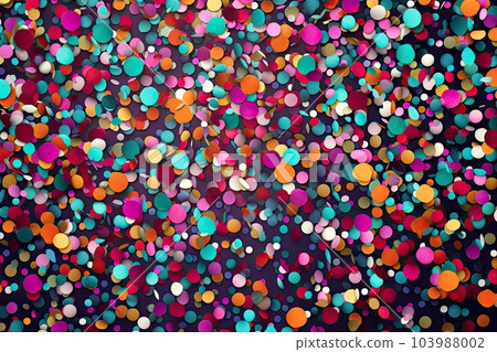 Multicolor shredded confetti paper stock photo (213284) - YouWorkForThem