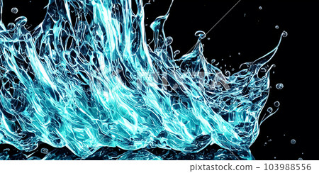 Hyaluron And Collagen Serum water Gel against black background. Splashing of Hyaluron gel. Liquid hyaluronic acid gel splash or Cosmetic lotion Gel texture on black. skincare product. Science and tech Hyaluron And Collagen Serum water Gel against black background. Splashing of Hyaluron gel. Liquid hyaluronic acid gel splash or Cosmetic lotion Gel texture on black. skincare product. Science and tech 103988556