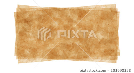 Three sheets of greaseproof brown paper with grunge texture Three sheets of greaseproof brown paper with grunge texture 103990338