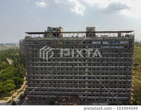 Odessa, Ukraine storey building of an abandoned sanatorium on Kuyalnik 103994099