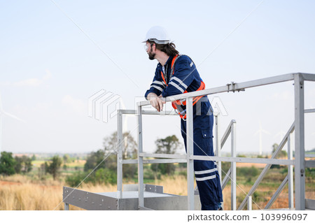 Engineer working with confident. Worker outdoor working. Mega project construction. Engineer working with confident. Worker outdoor working. Mega project construction. 103996097