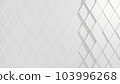 A white diamond pattern with a three-part composition 103996268