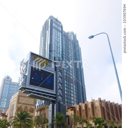 Macau Macau A view of a luxury tourist hotel Macau Macau A view of a luxury tourist hotel 103997694