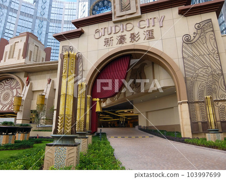 The road to the entrance of Studio City Hotel Macau Macau The road to the entrance of Studio City Hotel Macau Macau 103997699