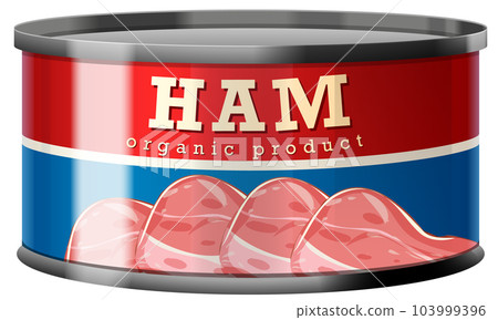 Ham in Tin Can Vector Ham in Tin Can Vector 103999396
