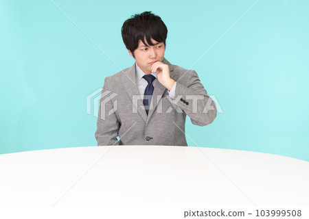 thinking businessman thinking businessman 103999508
