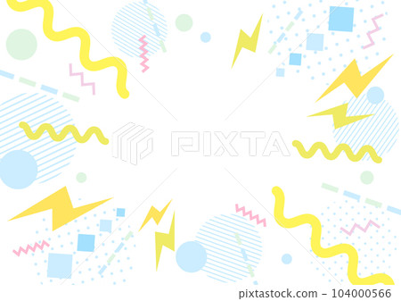 Pop and cute concentration line background Pop and cute concentration line background 104000566