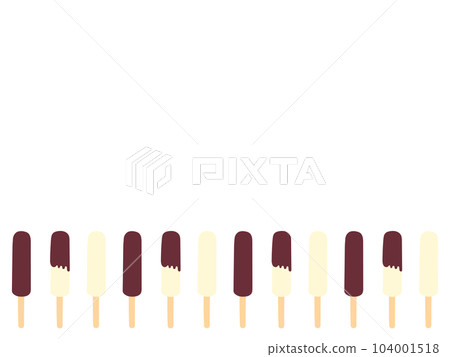 Popsicle background material frame 4:3 chocolate vanilla chocolate & vanilla Popsicle background material frame 4:3 chocolate vanilla chocolate & vanilla 104001518
