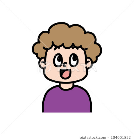 男孩斜向上看時微笑 男孩斜向上看時微笑 104001832