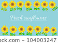 sunflower horizontal sunflower horizontal 104003247