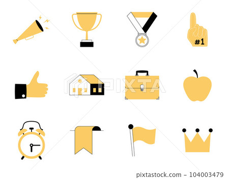 Miscellaneous Elements. Thin Line Icon Set Miscellaneous Elements. Thin Line Icon Set 104003479