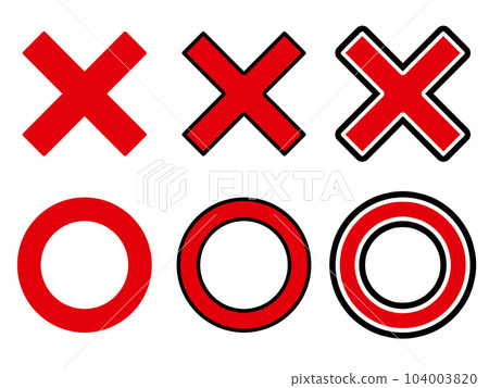 簡單易用!一組×和○ 簡單易用!一組×和○ 104003820