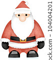 santa claus with a bag 104004201
