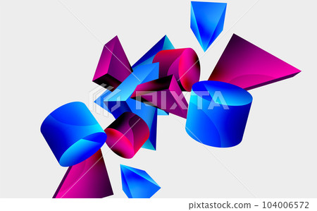 Vector creative abstract geometric design 104006572