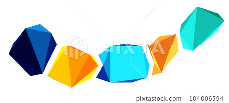 Vector creative abstract geometric design 104006594