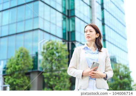 Women going to work 104006714