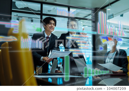 Young businessmen having a meeting in the office Photography cooperation: WEEK Shiba Daimon (Sun Frontier Fudousan) Young businessmen having a meeting in the office Photography cooperation: WEEK Shiba Daimon (Sun Frontier Fudousan) 104007209