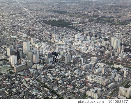 Bird's-eye view of Omiya Station, Saitama Prefecture 104008877
