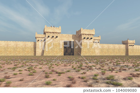 The fortress wall of Troy The fortress wall of Troy 104009080