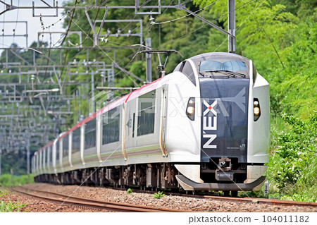 總武幹線四街道~物井 JR東日本E259系列Ne022編隊(鎌倉)成田特快NEX 總武幹線四街道~物井 JR東日本E259系列Ne022編隊(鎌倉)成田特快NEX 104011182