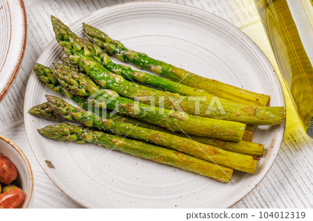 Fresh grilled asparagus Fresh grilled asparagus 104012319