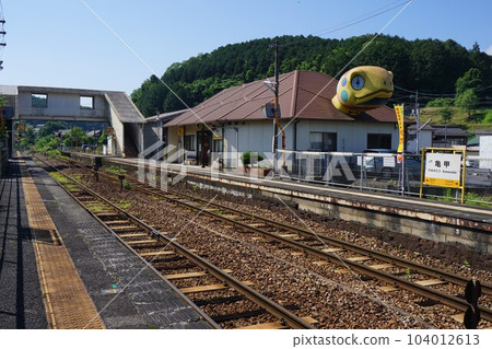 岡山縣地方線津山線的人氣車站龜口站 104012613