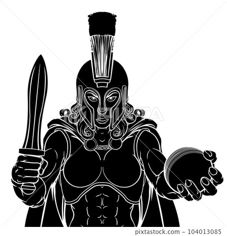 Spartan Trojan Gladiator Cricket Warrior Woman Spartan Trojan Gladiator Cricket Warrior Woman 104013085