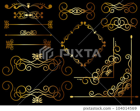 奢華飾品鑲金 奢華飾品鑲金 104014569