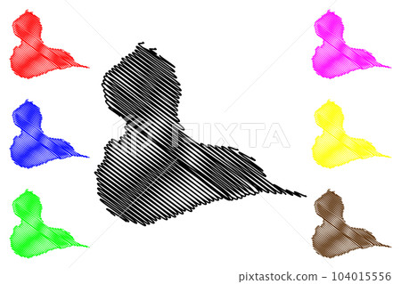 Grande-Terre Islands (France, French Republic, Guadeloupe archipelago, Leeward Islands, Lesser Antilles) map vector illustration, scribble sketch Grande Terre map Grande-Terre Islands (France, French Republic, Guadeloupe archipelago, Leeward Islands, Lesser Antilles) map vector illustration, scribble sketch Grande Terre map 104015556