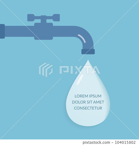 Tap with Water Drop Tap with Water Drop 104015802