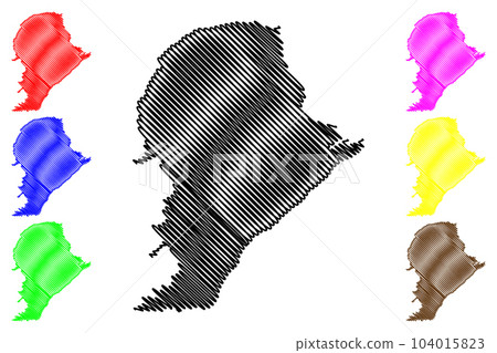 Hareidlandet island (Kingdom of Norway) map vector illustration, scribble sketch Hareidlandet map Hareidlandet island (Kingdom of Norway) map vector illustration, scribble sketch Hareidlandet map 104015823
